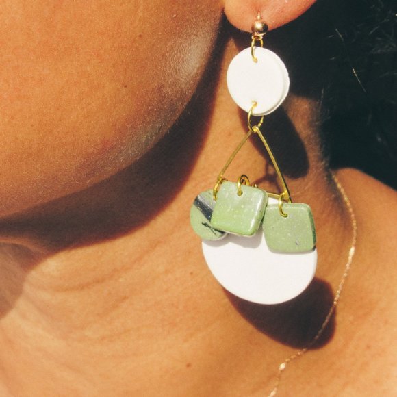 Polymer Clay Earrings by Kenora Handmade - Picture 1 of 10